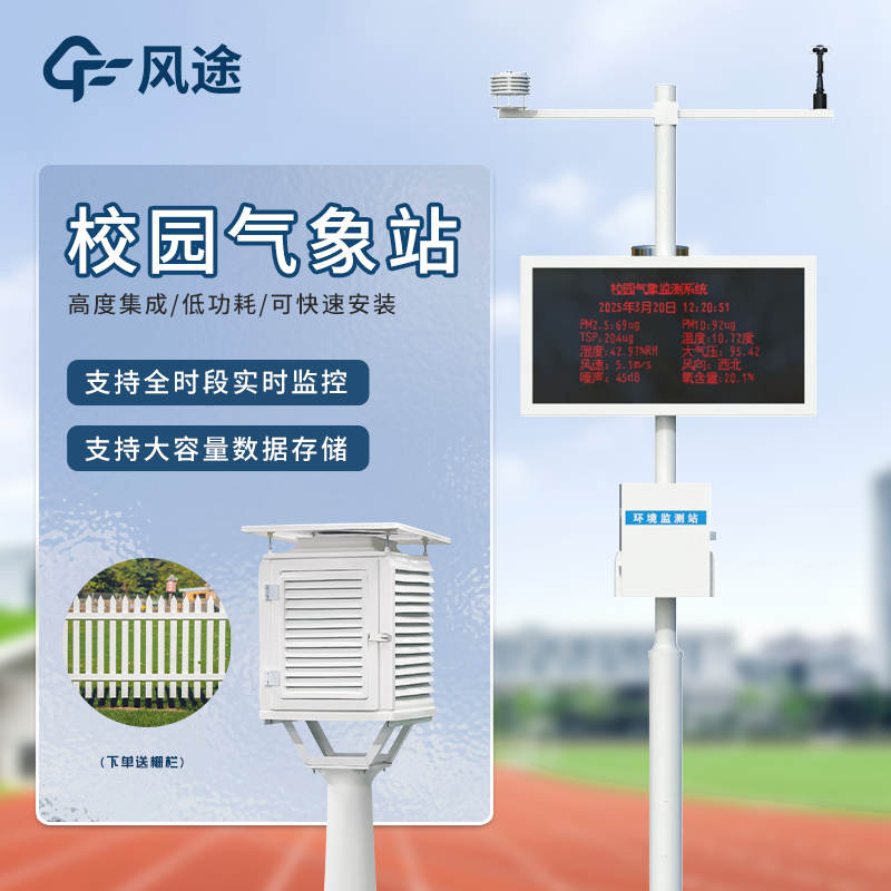 校園里的自動氣象站