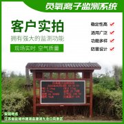 景區(qū)、室內(nèi)負氧離子監(jiān)測系統(tǒng)